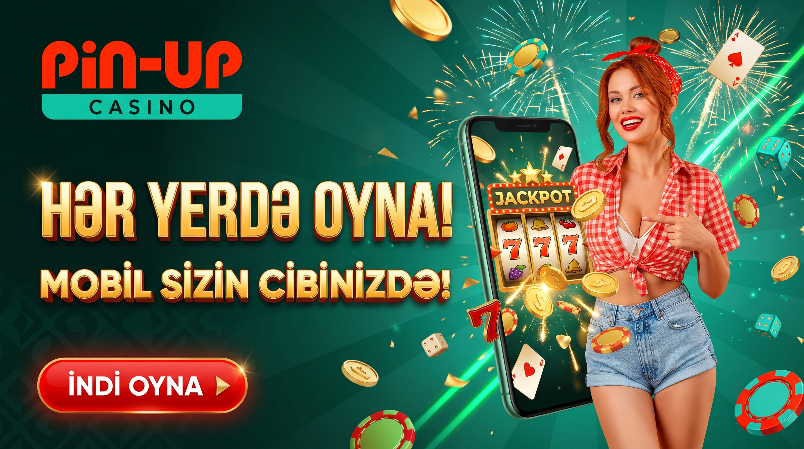 Pinup AZ mobil oynama: telefonda jackpot slotu və hər yerdə oynama çağırışı